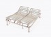 Rete letto doghe Dorsal Super manuale matrimoniale asincrona-FGA-